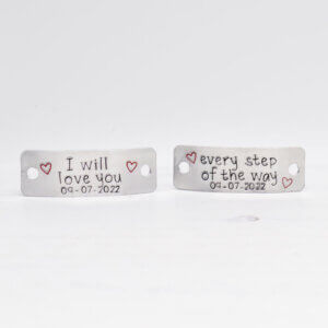 Stamped With Love - I will love you Trainer Tags