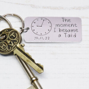 Stamped With Love - Moment I became a Taid Keyring
