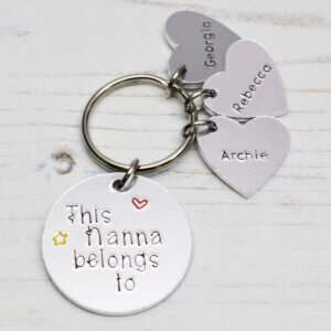 Stamped With Love - This Nanna belongs to Keyring