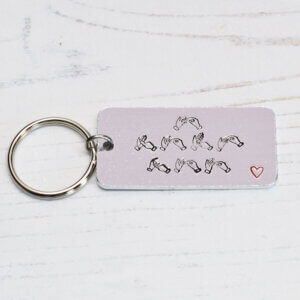 Stamped With Love - BSL I Love You Keyring