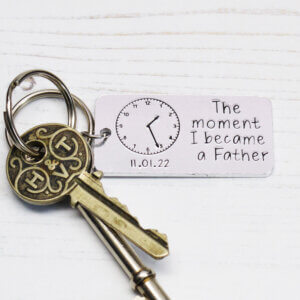 Stamped With Love - Moment I became a Father Keyring