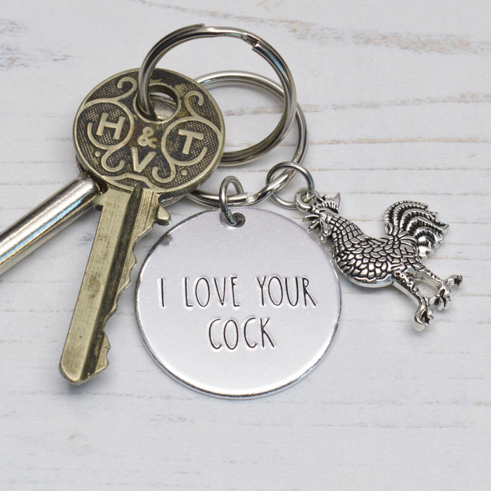 I love your Cock Keyring with Cock(erel)