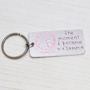 Stamped With Love - Moment I became a Glamma Keyring