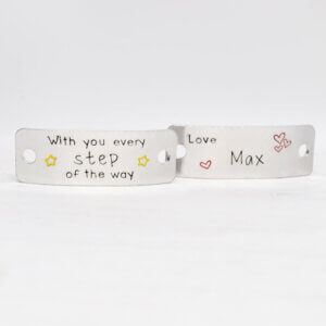 Stamped With Love - With you every step of the way Trainer Tags