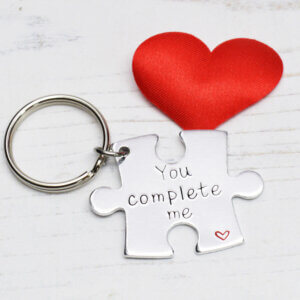 Stamped With Love - You Complete Me Keyring