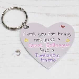 Stamped With Love - Not just a Great Colleague Keyring