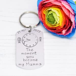 Stamped With Love - Moment you became my Mumma Keyring