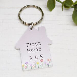 Stamped With Love - First Home Personalised Keyring
