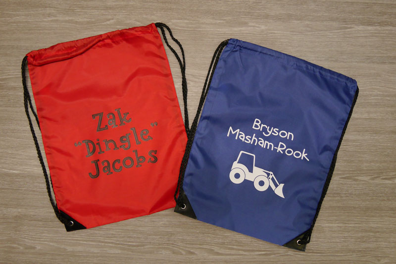 Help and Advice for Little Ones Starting in Year R - Personalised PE Bags
